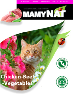 Photo №1. Mamynat Cat Adulte: Poulet - Boeuf - Légumes. Pour les chats adultes. Italie 20 en ville de Moscou. Prix - 49€. Annonce № 3438