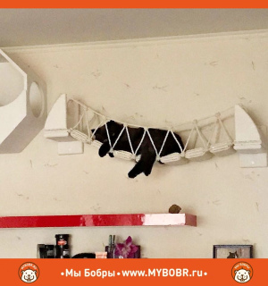 Photo №4. Complexe de jeux mural pour chats La route de la contemplation en Fédération de Russie. Annonce № 5272