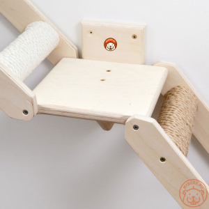 Photo №4. Echelle murale à griffes pour chats Double perfection sur le site 